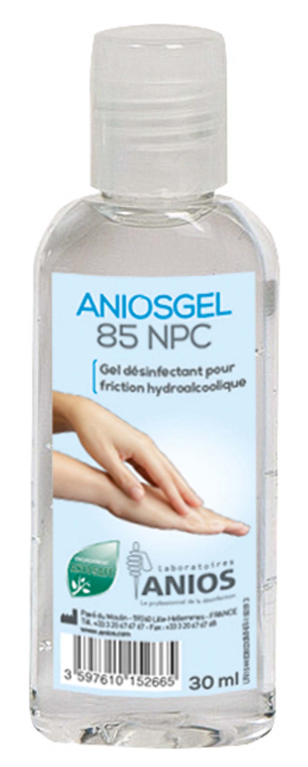 Gel hydroalcoolique 1l : Aniosgel 85 NPC 1l en flacon pompe